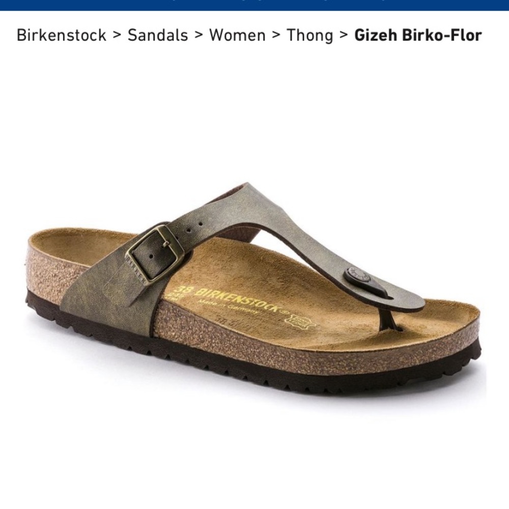 Birkenstock Gizeh Golden Brown Euro 39